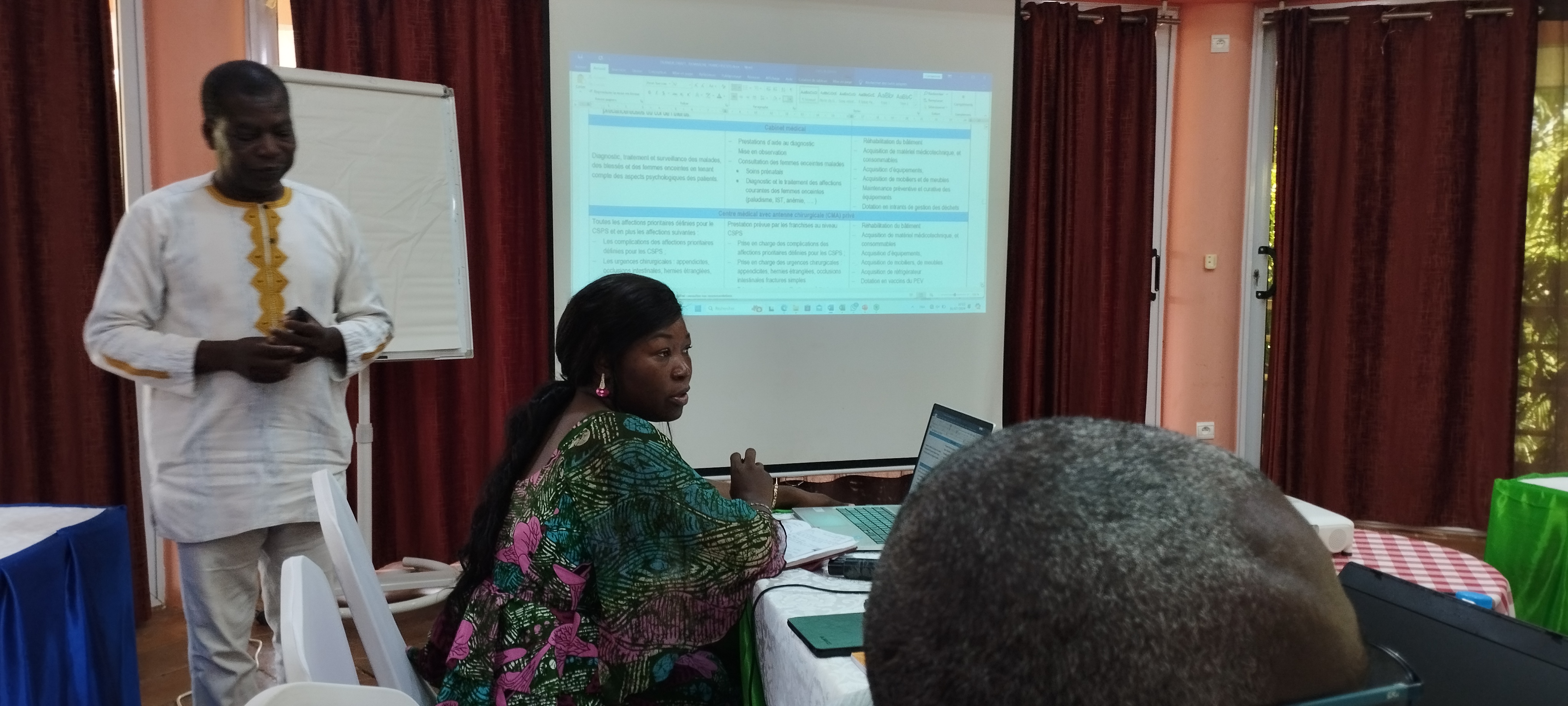 Atelier évaluation des franchisés à Loumbila lot 2